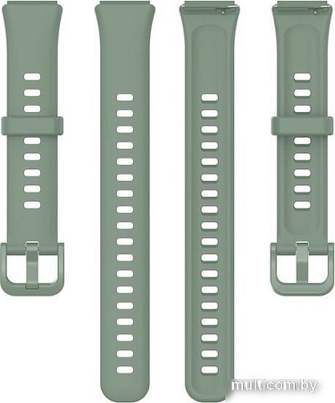 Ремешок Rumi силиконовый для Huawei Band 7 (шалфейно-зеленый)
