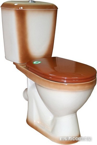 Унитаз Rosa Лира коричневый