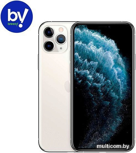 Смартфон Apple iPhone 11 Pro 64GB Воcстановленный by Breezy, грейд C (серебристый)