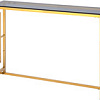 Stool Group Бруклин 120x40 (стекло Smoke/сталь золото)