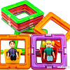 Конструктор Magformers 713123 10 квадратов, 1 мальчик, 1 девочка