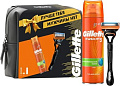 Бритвенный станок Gillette Fusion (1 шт) +гель для бритья