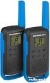 Портативная радиостанция Motorola T62 Walkie-talkie (черный/синий)
