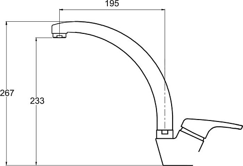 Смеситель Aquasanita Ambra 2813 (силика)
