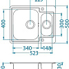 Кухонная мойка Alveus Line Maxim 50