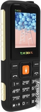 Кнопочный телефон TeXet TM-D400 (черный)