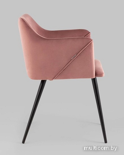 Стул Stool Group Джоэл с подлокотниками vd-joel-b15 (велюр пыльно-розовый)