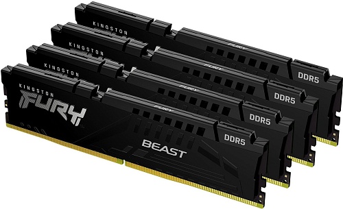 Kingston FURY Beast 4x16ГБ DDR5 5600МГц KF556C40BBK4-64