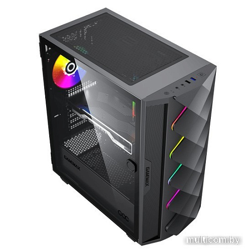 Корпус GameMax Diamond COC BK (черный)