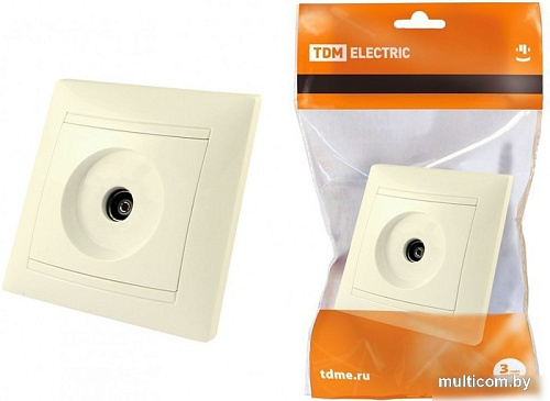 Розетка телевизионная TDM Electric Лама SQ1815-0117