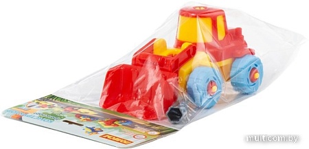 Конструктор Полесье 77103 Погрузчик (красный)