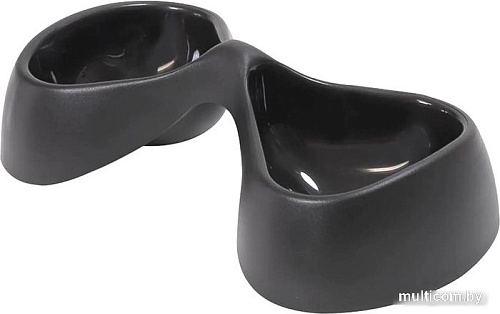 Двойная миска United Pets Bicio GU0121NE (черный)