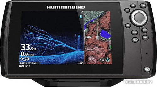 Эхолот-картплоттер Humminbird Helix 7x Chirp Mega DI GPS G3N