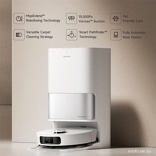 Робот-пылесос Dreame Robot Vacuum L10s Ultra Gen 2 (международная версия, белый)