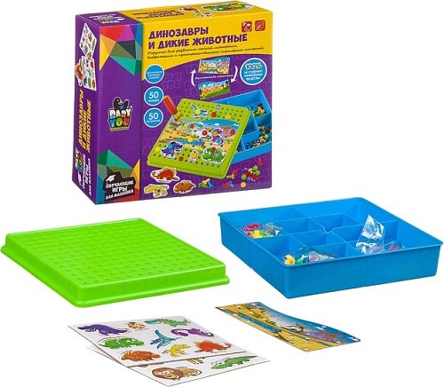 Мозаика/пазл Bondibon Динозавры и дикие животные ВВ3744