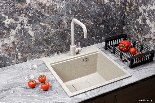 Кухонная мойка Marblan Comfort 50 (гранит, с сифоном и колландером)