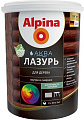 Лазурь Alpina Аква 0.9 л (черный)
