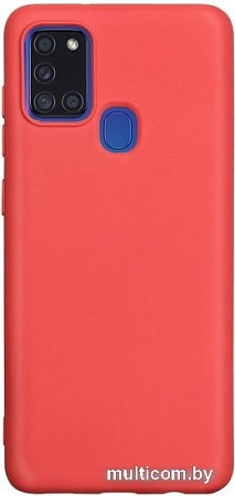Чехол VOLARE ROSSO Charm для Samsung Galaxy A21s (красный)
