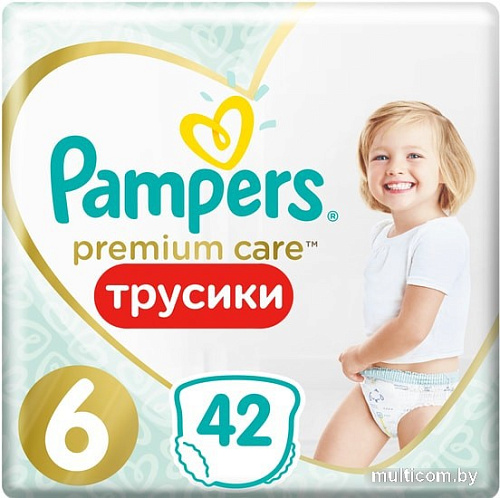 Pampers Premium Care Pants 6 Junior (42 шт)