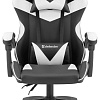 Игровое (геймерское) кресло Defender Urana (черный/белый)
