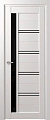 Межкомнатная дверь Юркас Deform D19 ДО 70x200 (дуб шале снежный/lacobel черный)