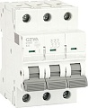 Выключатель автоматический GEYA GYM9-3P-20B 3P 20A B 6kA 3M GYM93P20B