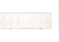 Фронтальный экран под ванну Comfort Alumin Хлопковый мрамор 1.2