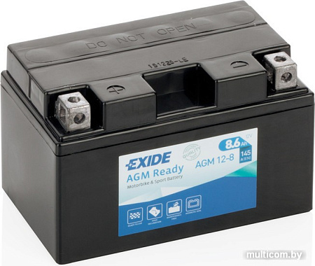 Мотоциклетный аккумулятор Exide AGM 12-8 (8,6 А&middot;ч)