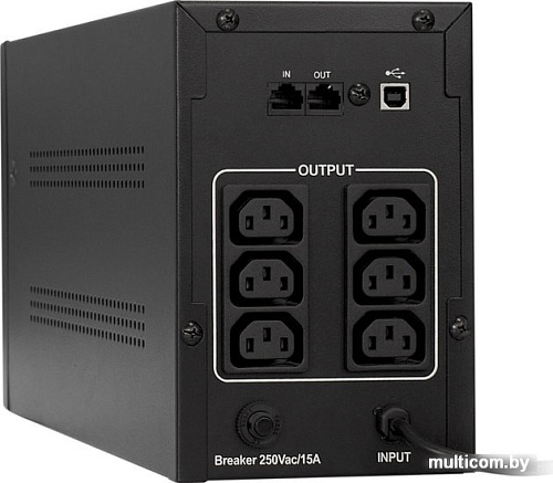 Источник бесперебойного питания ExeGate SpecialPro Smart LLB-1500.LCD.AVR.C13.RJ.USB