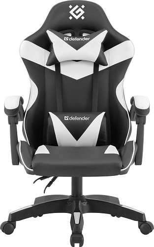 Игровое (геймерское) кресло Defender Urana (черный/белый)