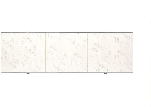 Фронтальный экран под ванну Comfort Alumin Хлопковый мрамор 1.2