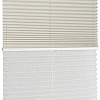Плиссе Delfa Basic Crush СПШ-35101/3504 Basic Transparent (43x160, кремовый/белый)