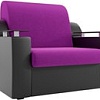 Кресло Лига диванов Сенатор 100697 60 см (фиолетовый/черный)