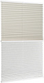 Плиссе Delfa Basic Crush СПШ-35101/3504 Basic Transparent (43x160, кремовый/белый)