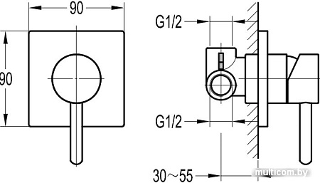Смеситель Omnires Y Y1245/K