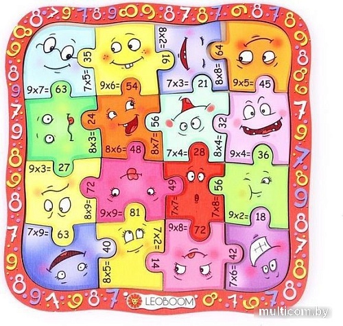 Развивающая игра Smile Decor Умножарики 7, 8 и 9 П844