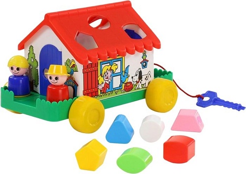 Сортер Полесье Игровой дом (в сеточке)