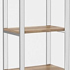 Стеллаж Hype Mebel Стандарт 50x200 (белый/дуб галифакс натуральный)