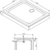 Душевой поддон AM.PM Gem W90T-404-100280W 100x80