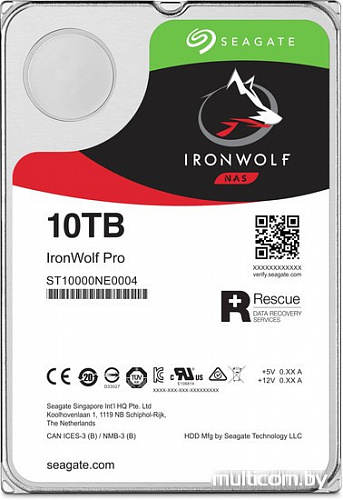 Жесткий диск Seagate IronWolf Pro 10TB [ST10000NE0004]