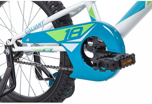 Детский велосипед Novatrack Valiant 18 (белый/голубой, 2019)