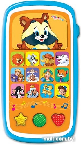 Интерактивный планшет Азбукварик Мультиплеер с огоньками. Лучшие друзья 4680019280967