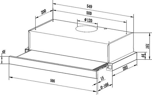 Кухонная вытяжка Hebermann HBFH 60.2 W