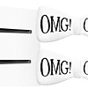 Зажим для волос Double Dare Omg! Hair Up Bow Pin (белый) 2 шт