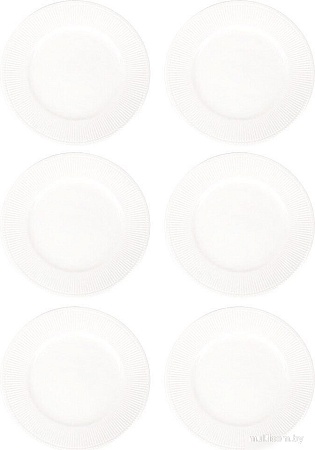 Набор обеденных тарелок Nouvelle Белый шоколад 2740012-Н6