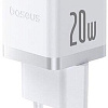 Baseus Palm Fast Charger C+U 20W EU P10111608213-01 (белый)