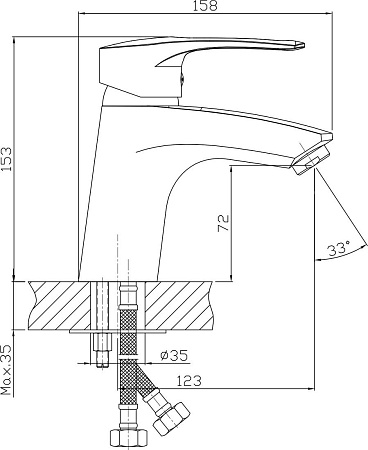Смеситель Lauter Spray 21CK308C