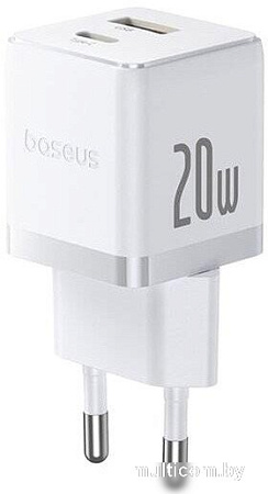Baseus Palm Fast Charger C+U 20W EU P10111608213-01 (белый)