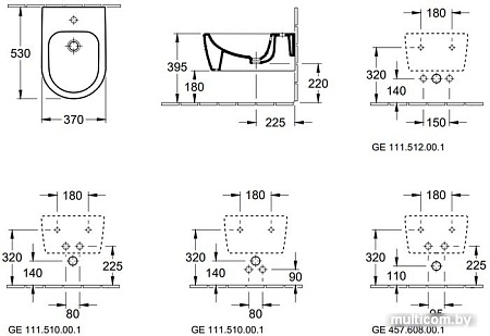 Биде Villeroy & Boch Avento 54050001