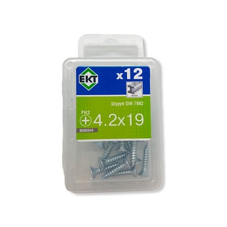 Шуруп ЕКТ B006944 (12 шт)